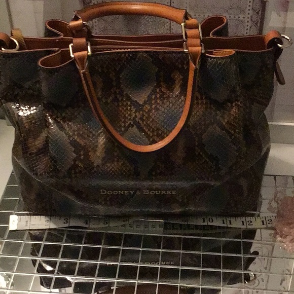 Dooney & Bourke Snake Skin Bag - Picture 5 of 16